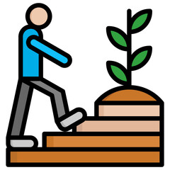 Technical Problems Icon, Symbol, Lineal Color