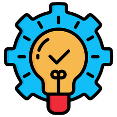 Technical Problems Icon, Symbol, Lineal Color