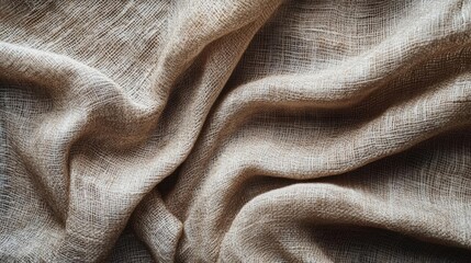 Rustic Burlap Fabric Texture: A Natural and Textured Background