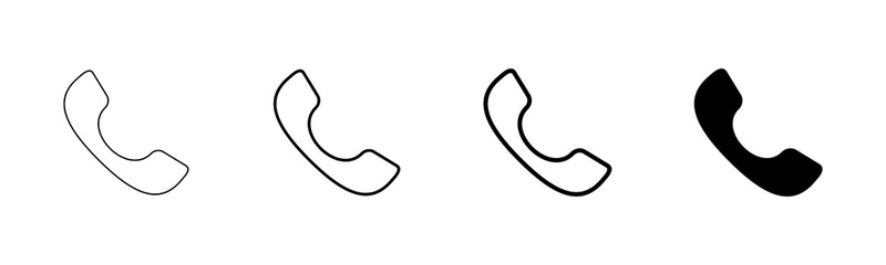 Call icon vector isolated on white background. Phone icon vector. mobile phone. telephone icon