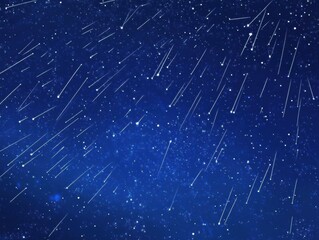 Fototapeta premium Night Sky with Shooting Stars