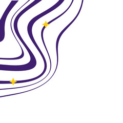 Line Aesthetic Wave Corner