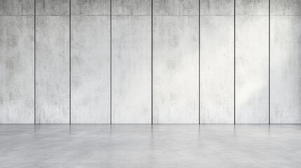 Industrial Concrete Design Featuring Smooth Textured Wall Panels
