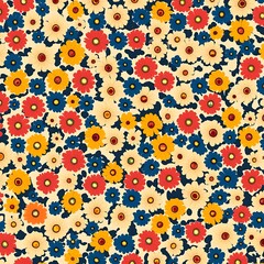 Floral pattern, textile design