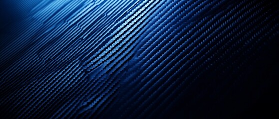 Blue diagonal lines texture, dark background, abstract design, website banner