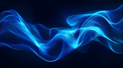 Mysterious and Elegant Abstract Art with Flowing Lines