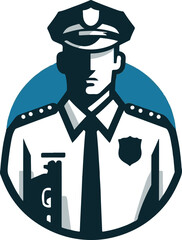 minimalist police logo