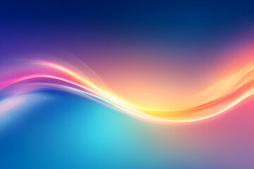 Obraz premium Abstract background image featuring vibrant, flowing, pastel wave design; ideal for website banners, presentations, or digital art projects.