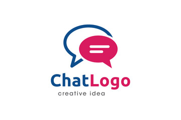 Creative Chat Logo Design Template