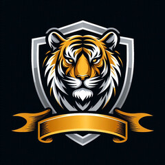 cool minimalist animal and shield logo