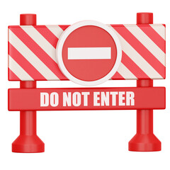 Do Not Enter Barrier