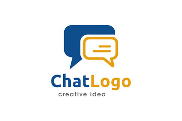 Creative Chat Logo Design Template