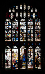 stained glass in st mary's church