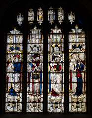 stained glass in st mary's church