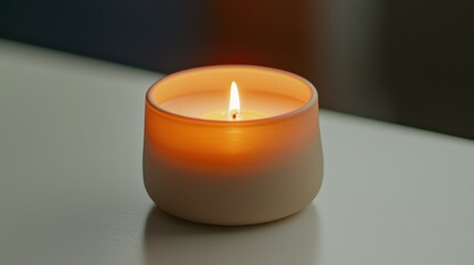 Relaxing candle light meditation indoor setting photography cozy atmosphere close-up view serenity and calmness