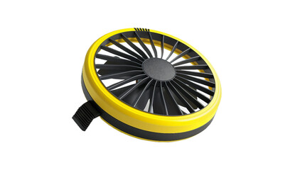 Portable Solar Fan on transparent background PNG.