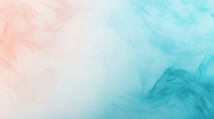 Fototapeta premium Dreamlike Abstract Expression with Soft Fluid Textures in Blue and Orange Hues