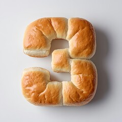 Scrumptious Milk Bread Number Three!  A delightful, golden-brown treat.