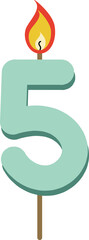 생일초,생일파티,숫자초,숫자,넘버,숫자초,5,숫자5