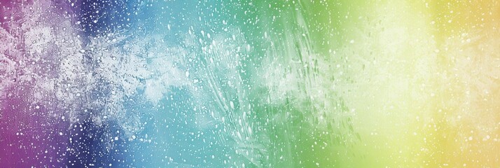 Abstract rainbow gradient with particles, for presentations, banners, websites