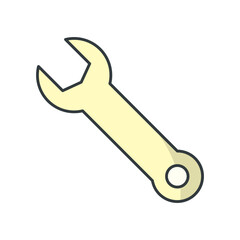 Wrench icon vector design templates simple and modern