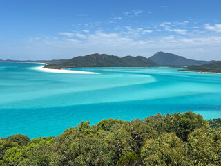 Fototapeta premium Aerial view of Whitsunday Island Queensland Australia