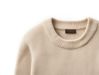 Embrace Comfort and Style with this Versatile Warm Beige Knit Sweater &ndash; Perfect for Layering or Wearing Alone!
