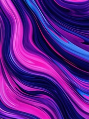 Obraz premium A vibrant abstract design featuring swirling waves of pink, purple, and blue, creating a dynamic and colorful visual effect.