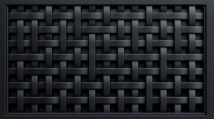Fototapeta premium Captivating 3D Design Featuring Dark Gray Geometric Patterns