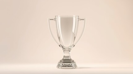Empty Trophy - Symbol of Victory and Achievement