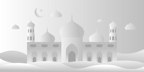Ramadan kareem and Eid mubarak background design