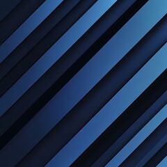 Obraz premium An abstract design featuring sleek blue stripes that create a modern, dynamic visual. The gradient lends depth and sophistication, perfect for digital or print applications.