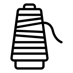 Yarn Icon in Line Style