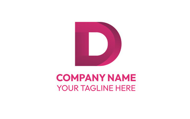 Letter D Gradient: Modern, Bold & Stylish Typography