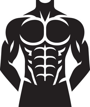 recommend clip art: Bodybuilder silhouette