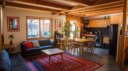 Modern Open Plan Living Room Kitchen Design