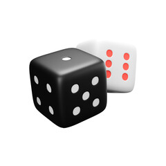 a 3D icon render dice 