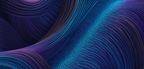 Obraz premium Blue purple stereoscopic image, fabric, gradation, texture banner
