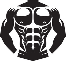 Bodybuilder silhouette
