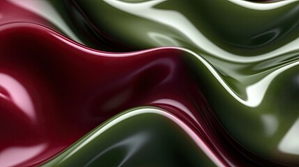 Abstract wavy flowing surfaces