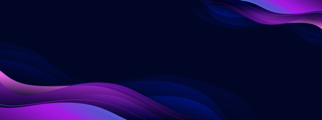 Dark wavy background with gradient colors