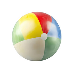 Colorful Beach Ball Displaying Fun and Play