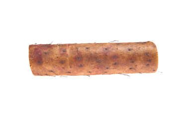 Yam on a white background