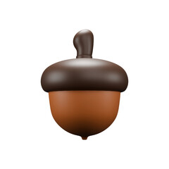  a 3D rendered illustration of acorn nut isolated on white 