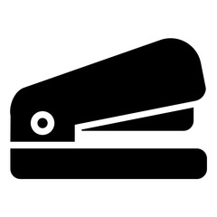 Stapler Icon in Solid Style