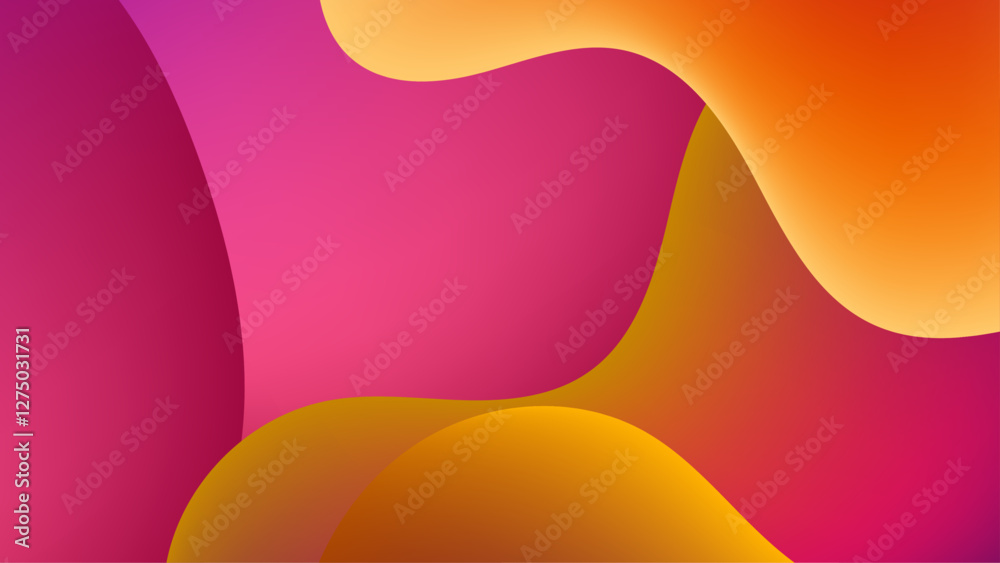 Canvas Prints abstract modern vibrant gradient background