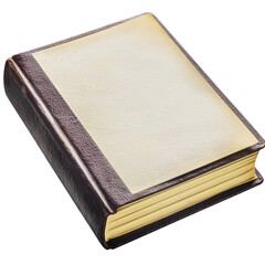 Hardcover Book with Leather Cover and Gold Edges