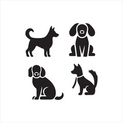 vector illustration of a dog