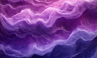 Obraz premium Ultraviolet Waves Background, Generative AI