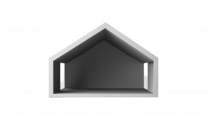 Minimalist House Frame Showcasing Interior Design Concept